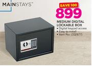 Mainstays Medium Digital Lockable Box