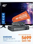 Samsung 40" Full HD LED TV 40J5000