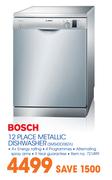 Bosch 12 Place Metallic Dishwasher