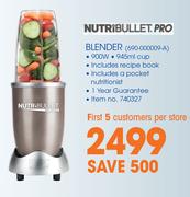 Nutri Bullet Pro Blender 690-000009-A