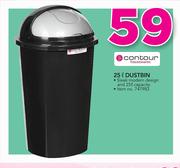 Contour Houseware 25Ltr Dustbin