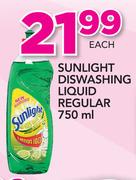 Sunlight Dishwashing Liquid Regular-750ml