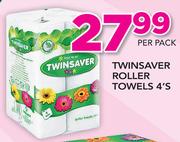 Twinsaver Roller Towels-4's Per Pack