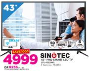 Sinotec 43" FHD Smart LED TV STL-43E2000