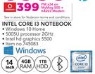 HP Intel I3 Notebook-On MyMeg 500