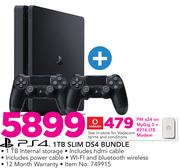 PS4 1TB Slim DS4 Bundle