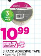 Simple Choice 3 Pack Adhesive Tape Value Pack