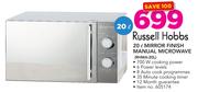Russell Hobbs 20Ltr Mirror Finish Manual Microwave RHMA-20L