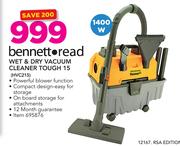 Bennett Read Wet & Dry Vacuum Cleaner Tough 15 HVC215