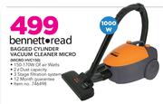 Bennett Read Bagged Cylinder Vacuum Cleaner Micro MICRO HVC150