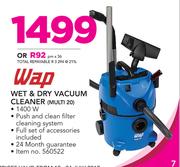 Wap Wet & Dry Vacuum Cleaner MULTI 20