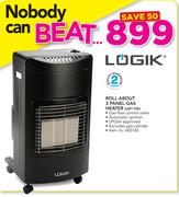 Logik Roll About 3 Panel Gas Heater LM1105
