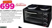  Sunbeam 20Ltr Compact Oven SCO-200