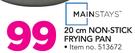Mainstays 20cm Non Stick Frying Pan