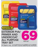 Addis Exterior PVA/Primer & Undercoat All Purpose Tray Set-Per Set