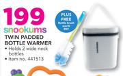 Snookums Twin Padded Bottle warmer