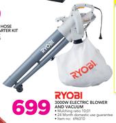 Ryobi 3000W Electric Blower & Vacuum