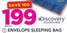 Discovery Adventures Envelope Sleeping Bag-Each