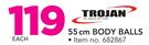 Trojan 55cm Body Balls-Each