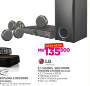 LG 5.1 Channel DVD Home Theatre System DH-3140