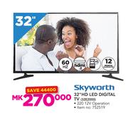 Skyworth 32" HD LED Digital TV 32E2000
