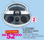 Logik Portable Radio RSH-441869-S