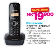 Panasonic Dect Telephone KX-TG1611SAH