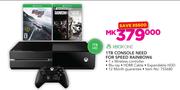 Xbox One 1TB Console Need For Speed Rainbow 6