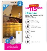 Hisense Infinity F20 Dual Sim Smartphone With Includes Speaker & Phone Cover