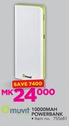 Muvit 10000 Mah Power Bank