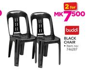 Buddi Black Chair-For 2
