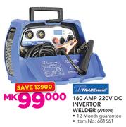 Tradeweld 160 AMP 220V DC Inverter Welder W4090