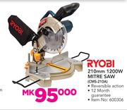 Ryobi 210mm 1200W Mitre Saw CMS-210A