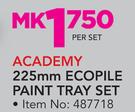Academy 225mm Ecopile Paint Tray Set-Per Set