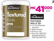 Homestead Textured Walls-20Ltr