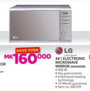 LG 44Ltr Electronic Microwave Mirror MS4440SR