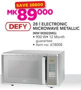 Defy 28Ltr Electronic Microwave Metallic MW M2822MG