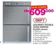 Defy Gourmet Double Oven Mirror Glass DBO468