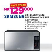 Samsung 32Ltr Electronic Microwave Mirror ME0113M1 XF