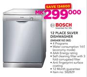 Bosch 12 Place Silver Dishwasher SMS40E18Z 08Z