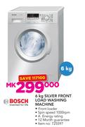 Bosch 6Kg Silver Front Load Washing Machine