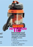 Bennett Read Water Filtration Vacuum Cleaner Hydro HVC004