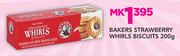 Bakers Strawberry Whirls Biscuis-200g