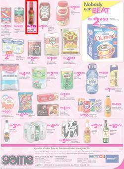 Game Malawi : Nobody Beats our Prices (26 July - 9 August 2017), page 20