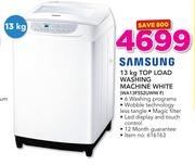 Samsung 13Kg Top Load Washing Machine White WA13F5S2UWW F