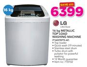 LG 16Kg Metallic Top Load Washing Machine T1603TEFTS AF