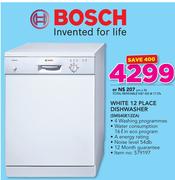 Bosch White 12 Place Dishwasher SMS40E12ZA