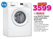 Bosch 6Kg White Front Load Washing Machine WAB16061ZA