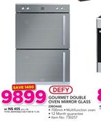 Defy Gourmet Double Oven Mirror Glass DBP468