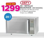 Defy 28Ltr Metallic Microwave MW M2822MG